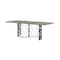 Armen Living Solange Concrete and Black Metal Rectangular Dining Table LCSODICCGR - alternate 1